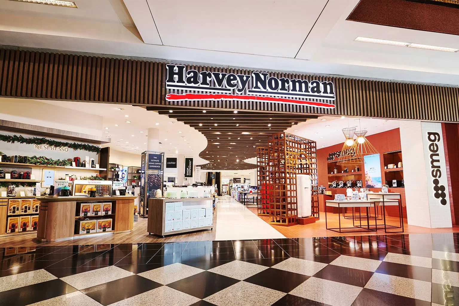 Harvey Norman美年径旗舰店汇集多元家电与家居产品，打造一站式品质生活体验空间。（Harvey Norman提供）