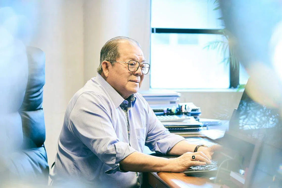 罗德里工程集团主席兼执行董事谢金标表示，在扩展业务时，公司需要寻找“属于自己的海洋”。（图/报业媒体集团）