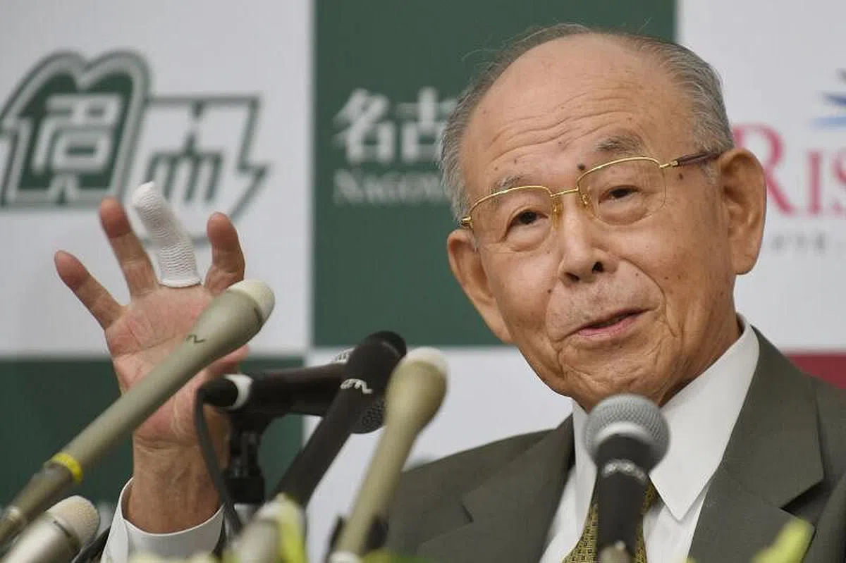 赤崎勇4月1日在名古屋市一间医院病逝，享年92岁。（法新社）