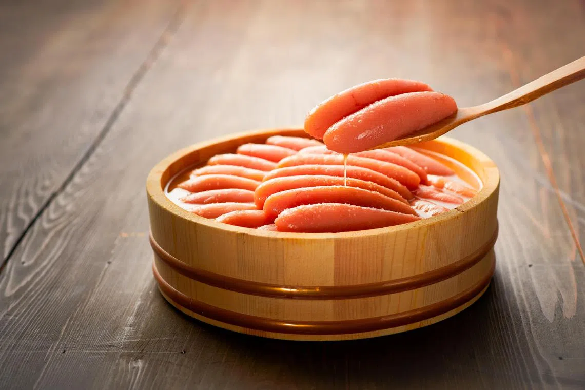 明太子是福冈具代表性的美食。（餐馆提供）