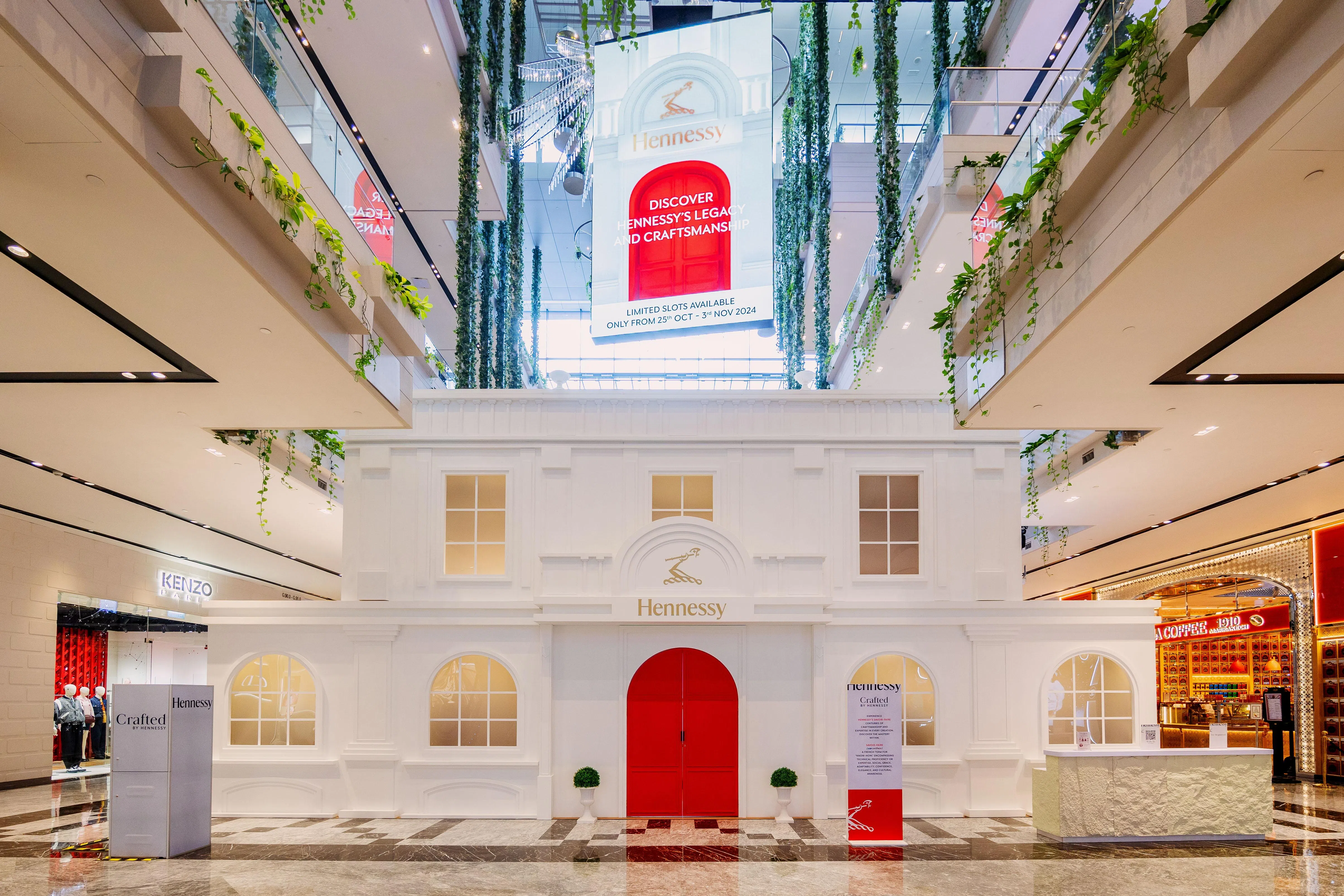 轩尼诗快闪店“Crafted, by Hennessy”从1月13日至17日在爱雍·乌节（ION Orchard）四楼举行（构想图）。（酒商提供）