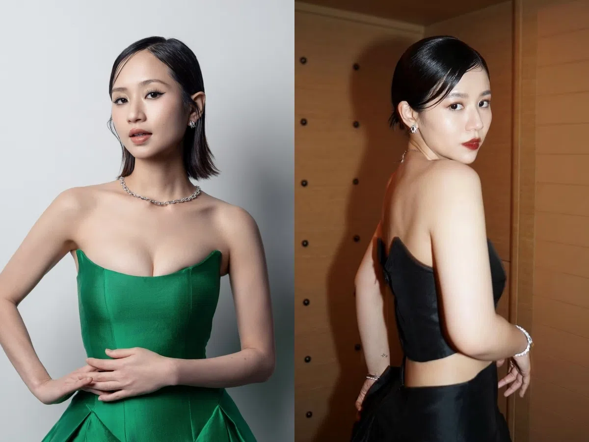 香港电影金像奖最佳女配角梁雍婷（左图）和香港女艺人杨偲泳将来新与本地观众会面。（新加坡电影协会提供）