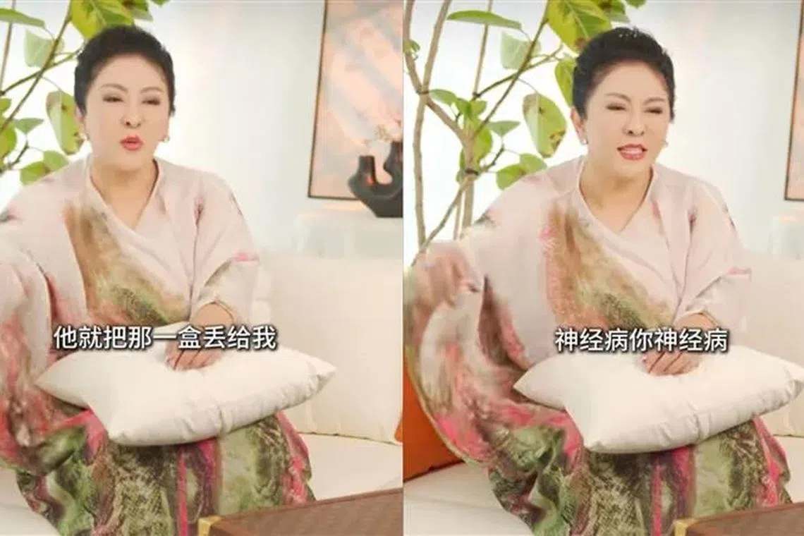 向太自曝曾送一盒保险套给老公。（互联网）