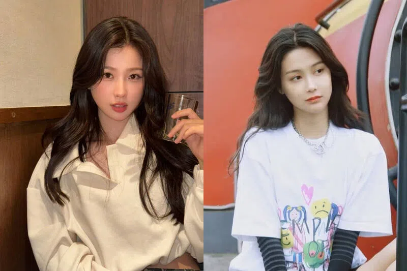 张昊玥（右）在微博上发长文，详细描述自己于2017年至2019年遭受虞书欣孤立与言语霸凌的经历。（互联网）