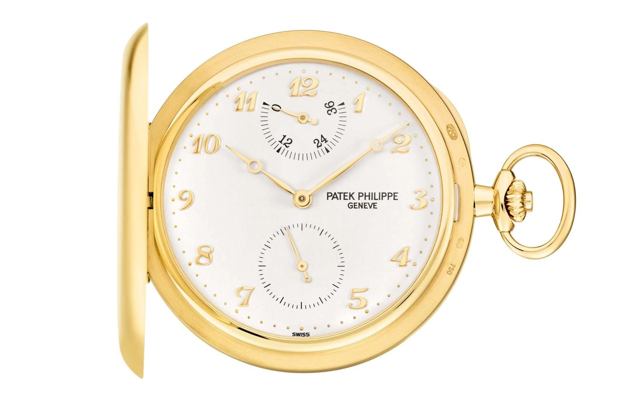 Patek Philippe的983J型号黄金怀表，售价9万7100新元。（Patek Philippe图片）
