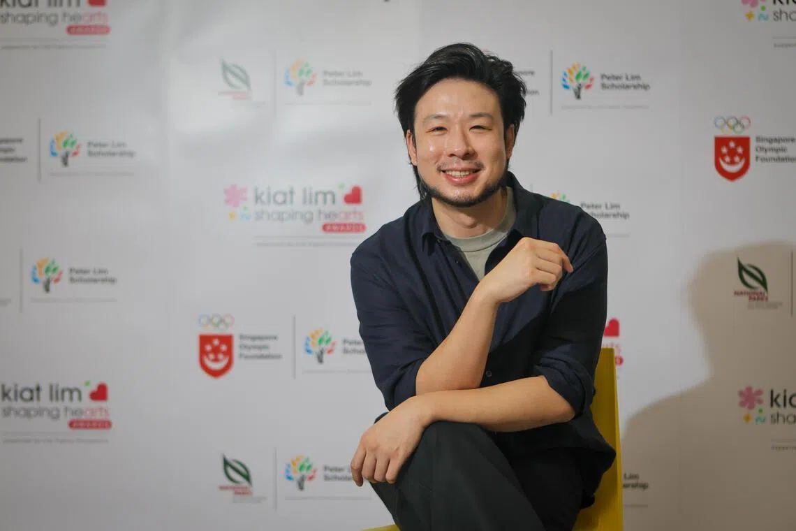 林伟杰认为邀请成龙等明星参与慈善活动旨在通过偶像的力量为弱势群体带来动力。（张俊杰摄）