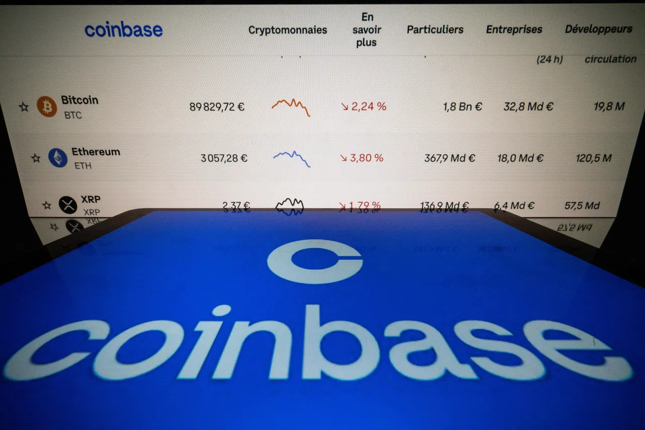 Deribit相信会是Coinbase用来专门面向美国以外的客户，允许他们交易相关的衍生品，也就是那些让投资者利用杠杆对加密货币未来价格进行投机的金融产品的平台。（法新社）
