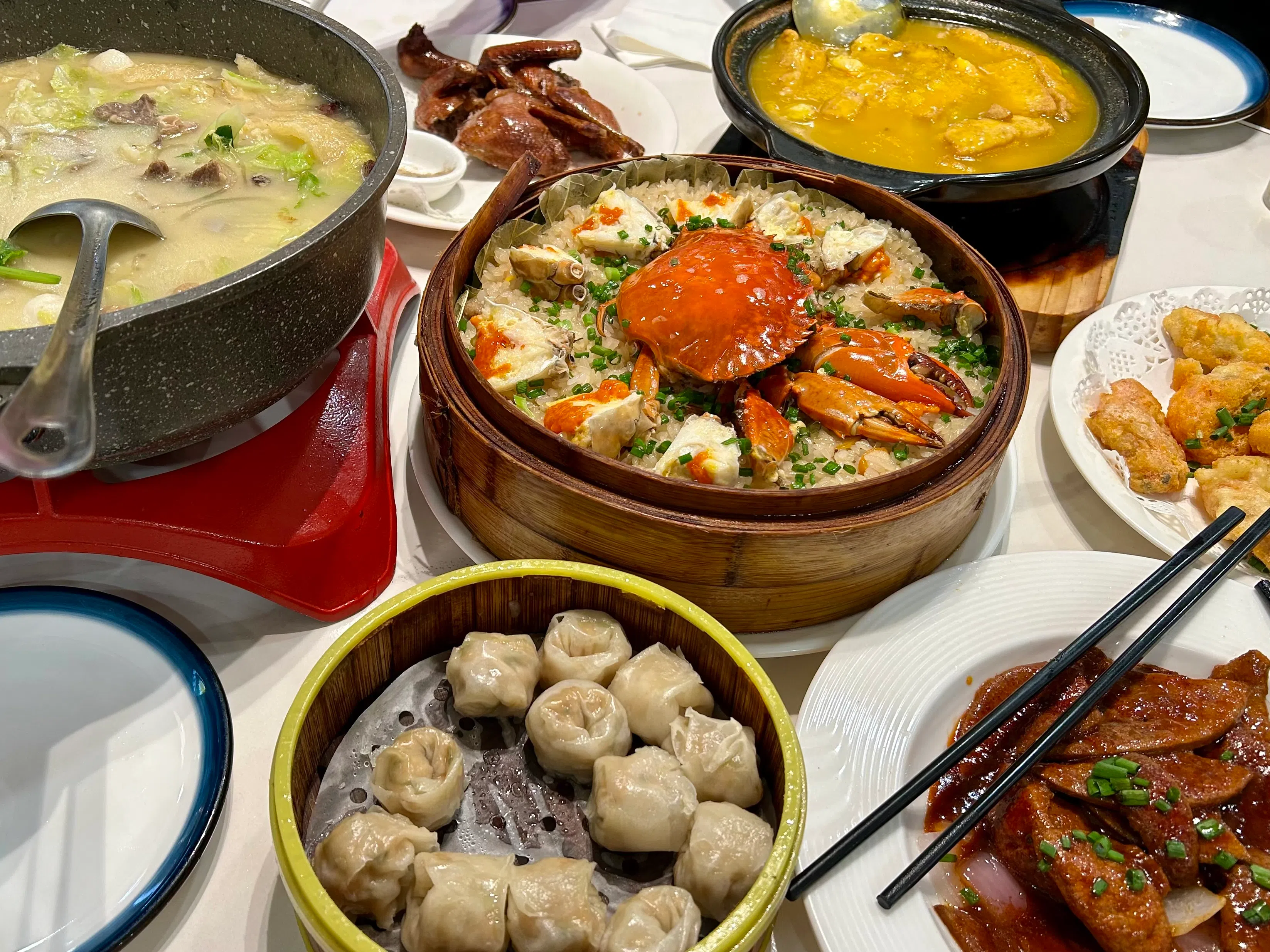 上下杭老福州餐馆的套餐，让人尽情品尝福州菜。（谢燕燕摄）