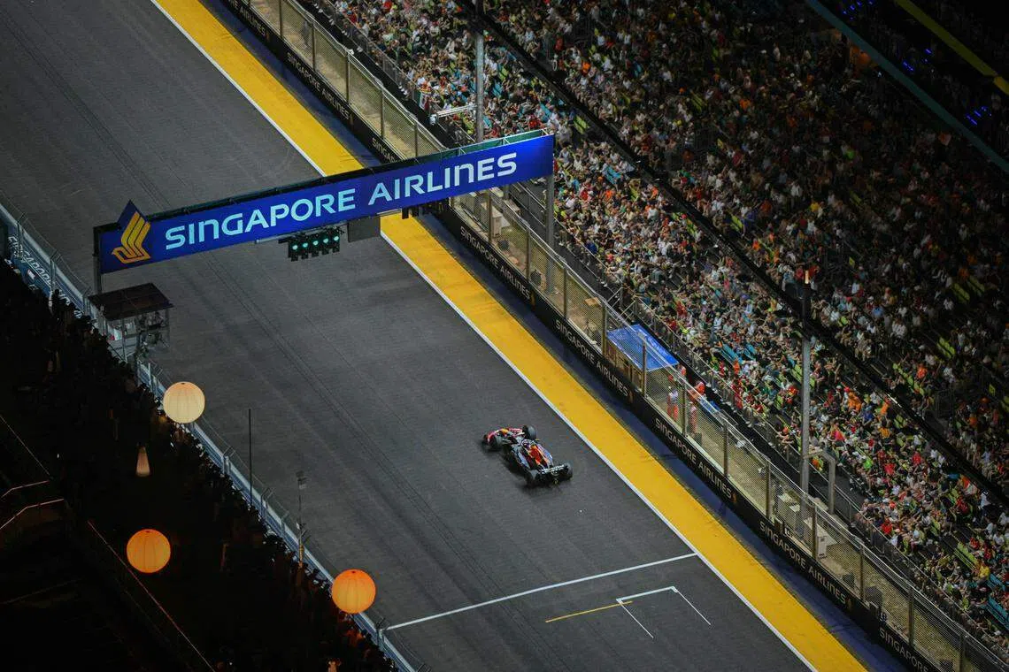 新加坡F1大奖赛2023年被多家国际媒体评为本赛季最佳赛站。（档案照片）