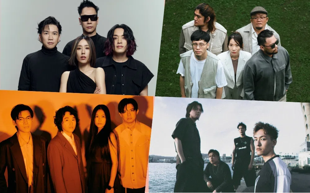 小男孩乐团（左起顺时针）、宋德鹤、Hello Nico以及Zpecial也将在克浪音乐节上轮番登场。（主办方提供）