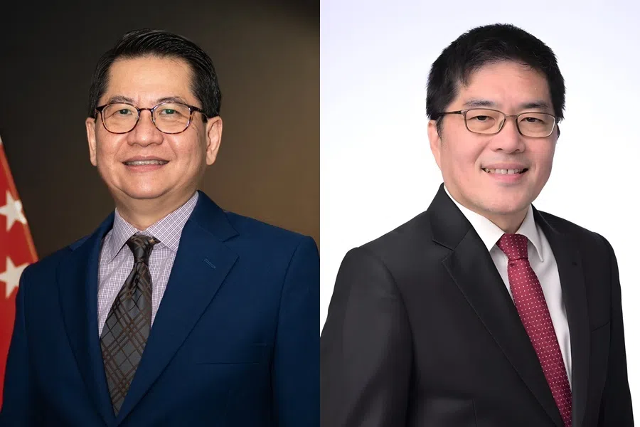 左图：永续发展与环境部常任秘书罗家良将卸下现有职务，出任人力部常秘。右图：国家发展部（发展）常任秘书王賜吉则将卸下国家发展部职务，出任永续部常秘，他现有的国防部（防务发展）常秘职务保持不变。（公共服务署提供）