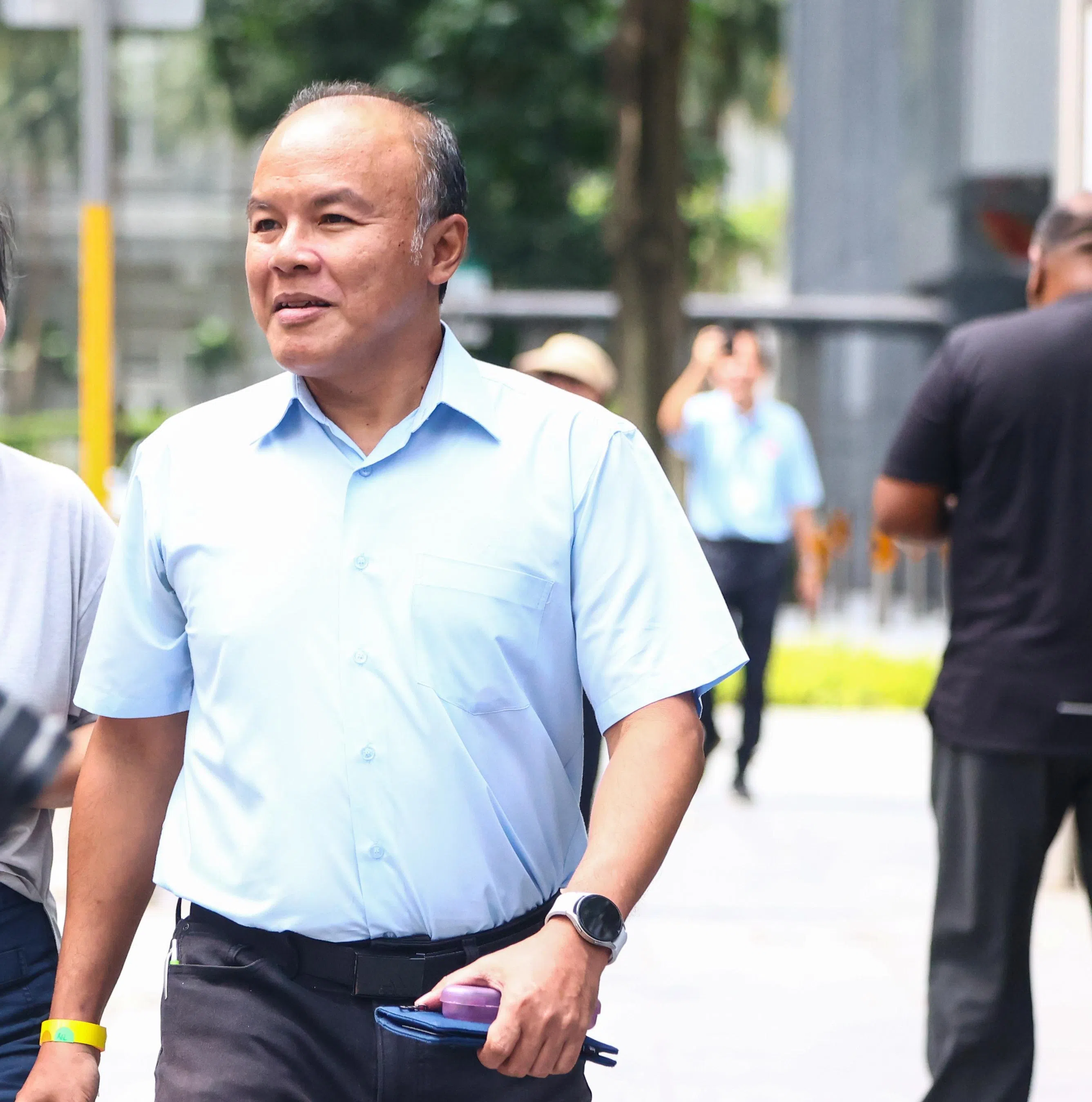工人党原副主席莫哈默费沙再次入选工人党中委会。（白艳琳摄）