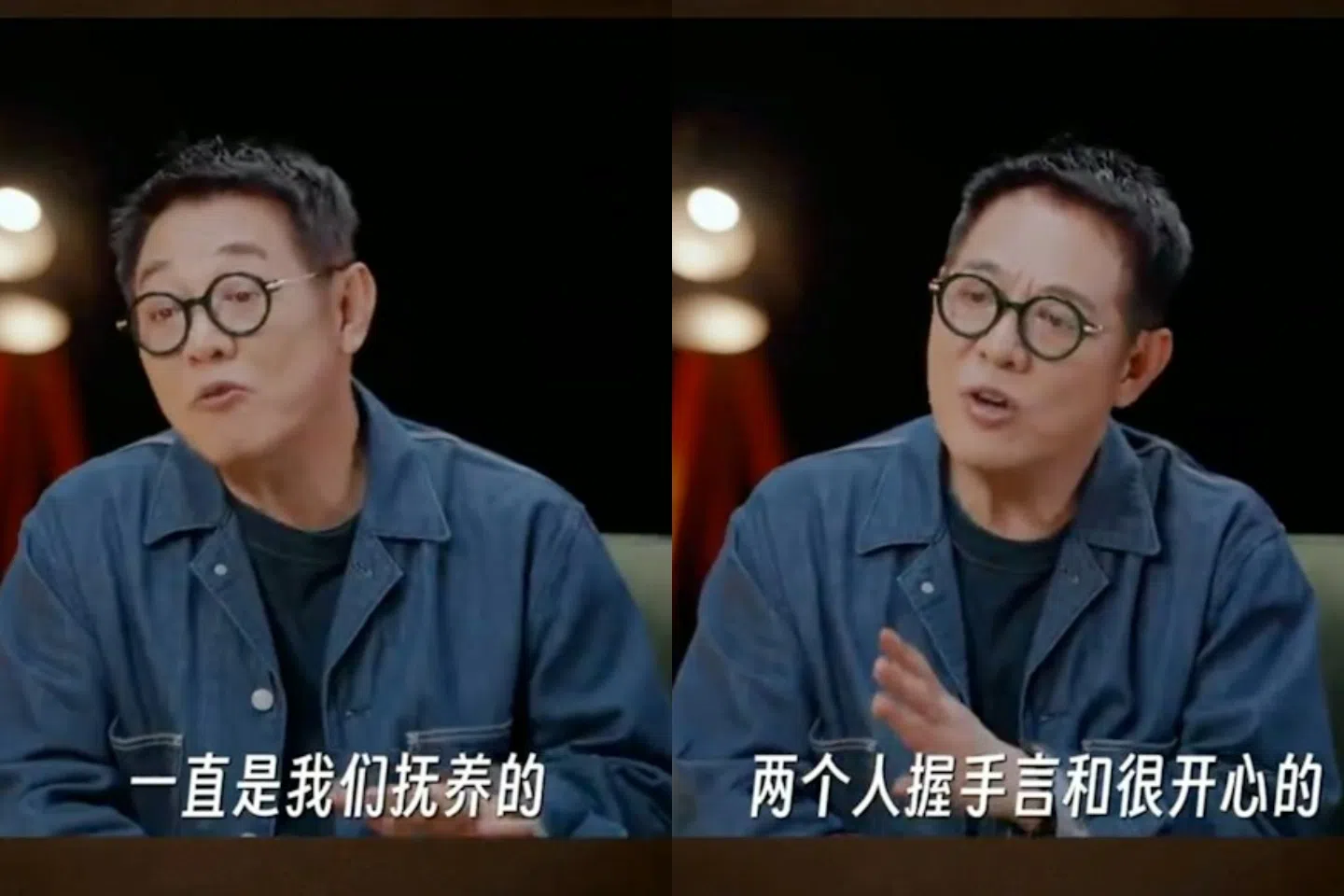 李连杰详细透露当年与黄秋燕是经过坦诚沟通，达成共识才离婚。（互联网）