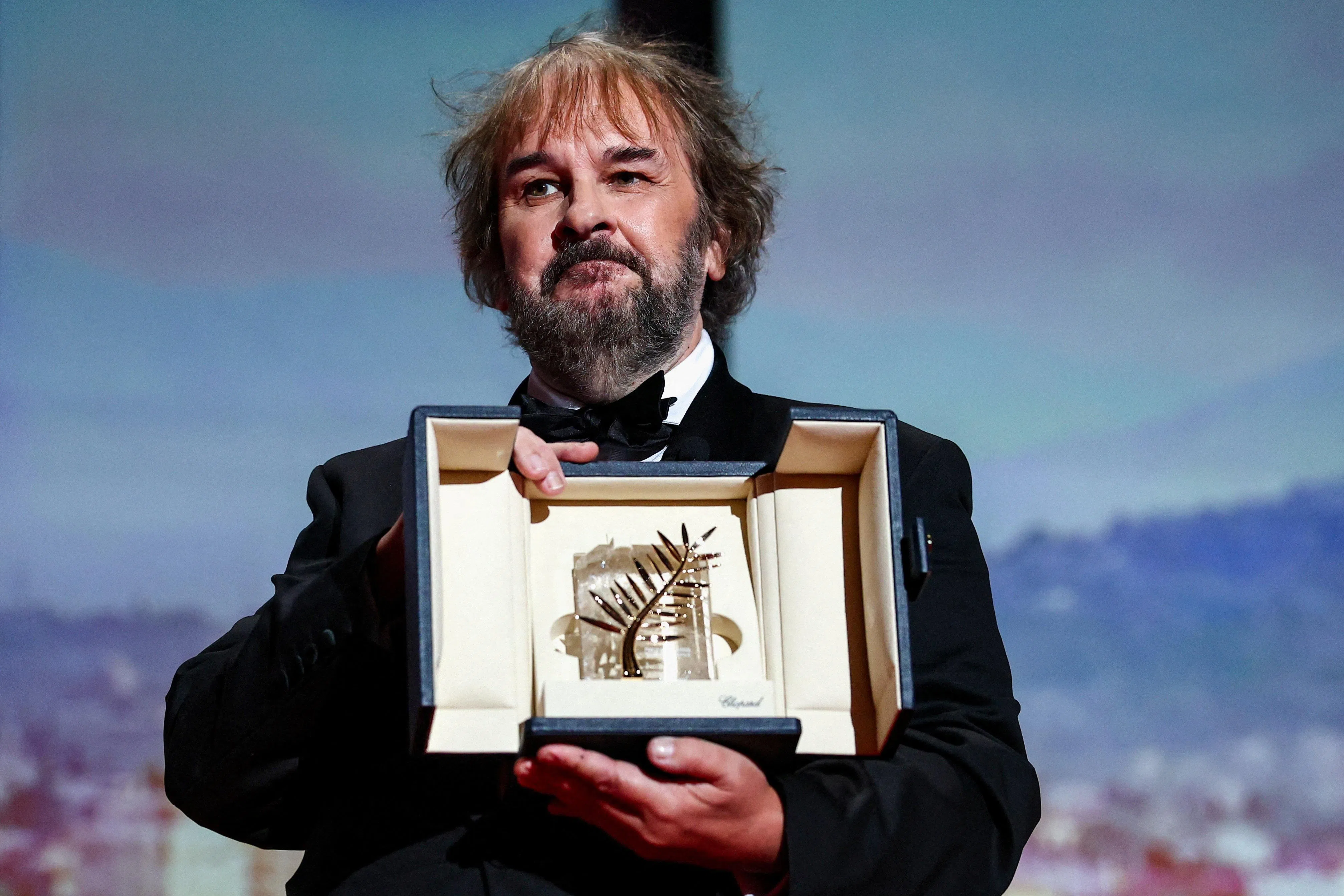 新西兰大导Peter Jackson获颁“荣誉金棕榈”。（路透社）