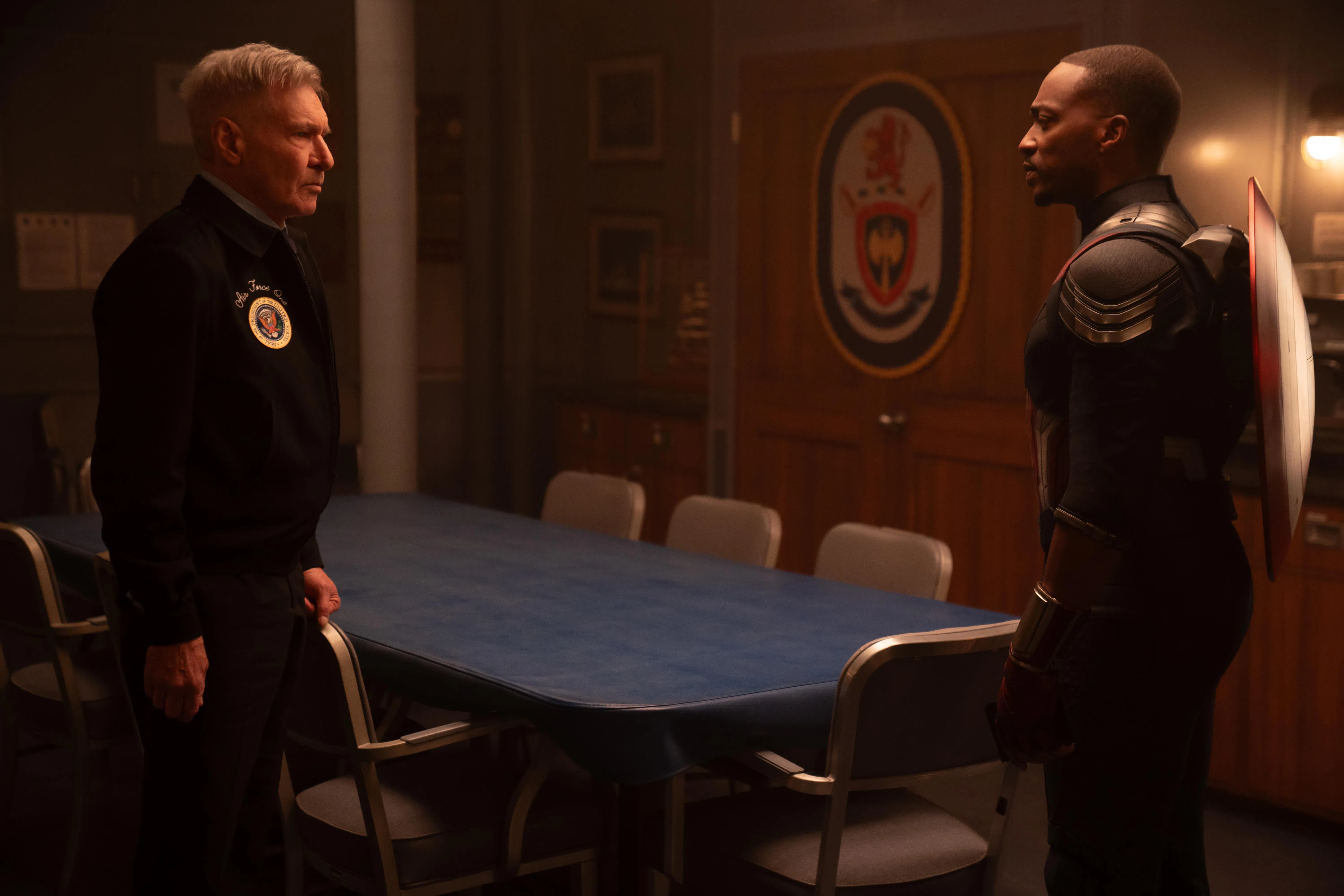 Harrison Ford（左）加盟漫威宇宙，他和美国队长的对决相信是全片高潮。（迪士尼提供）