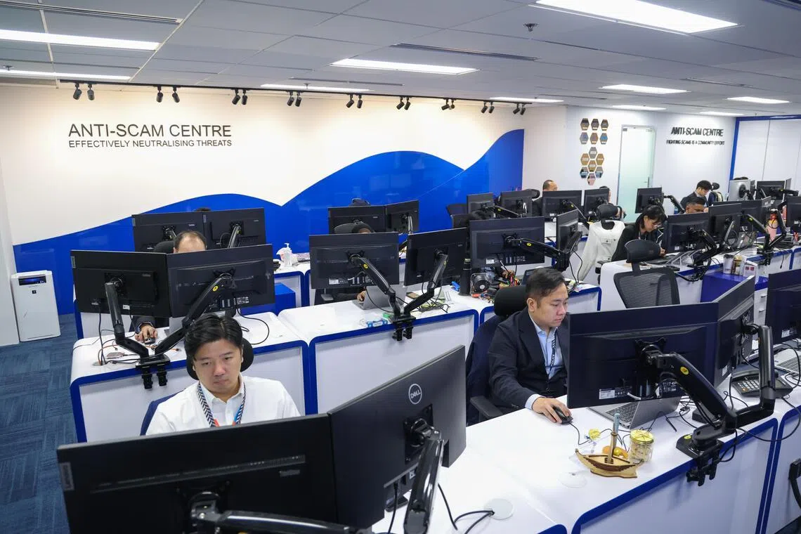 反诈骗中心自2019年成立后，已成功为受害者追回超过7亿3000万元。它往后也将并入网络指挥处。（白艳琳摄）