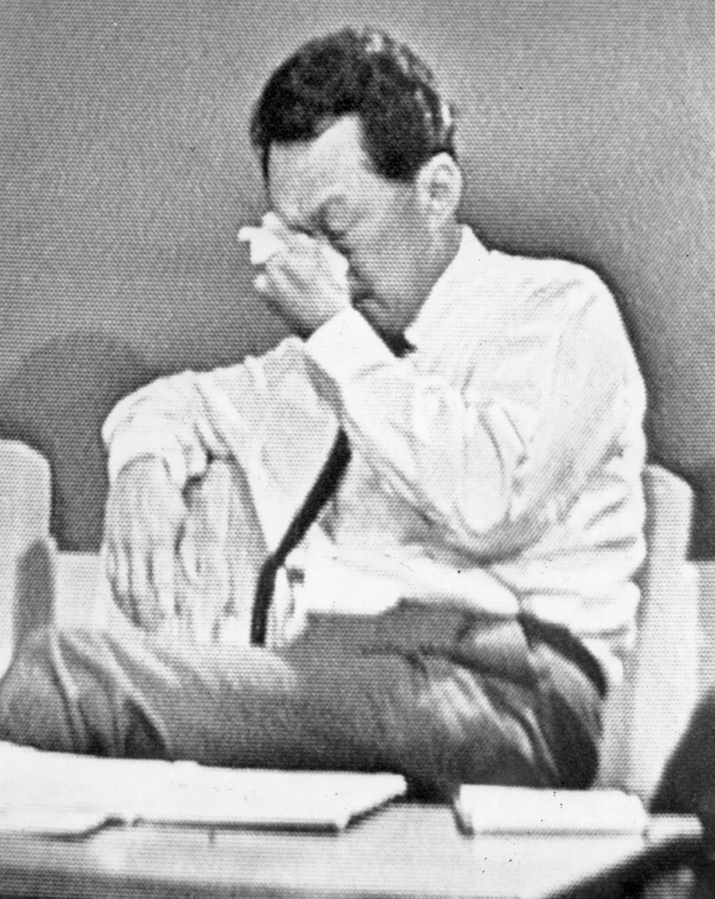 建国总理李光耀1965年在记者会上宣布新马分家所流下的眼泪，已经成为历史的一部分。（海峡时报）