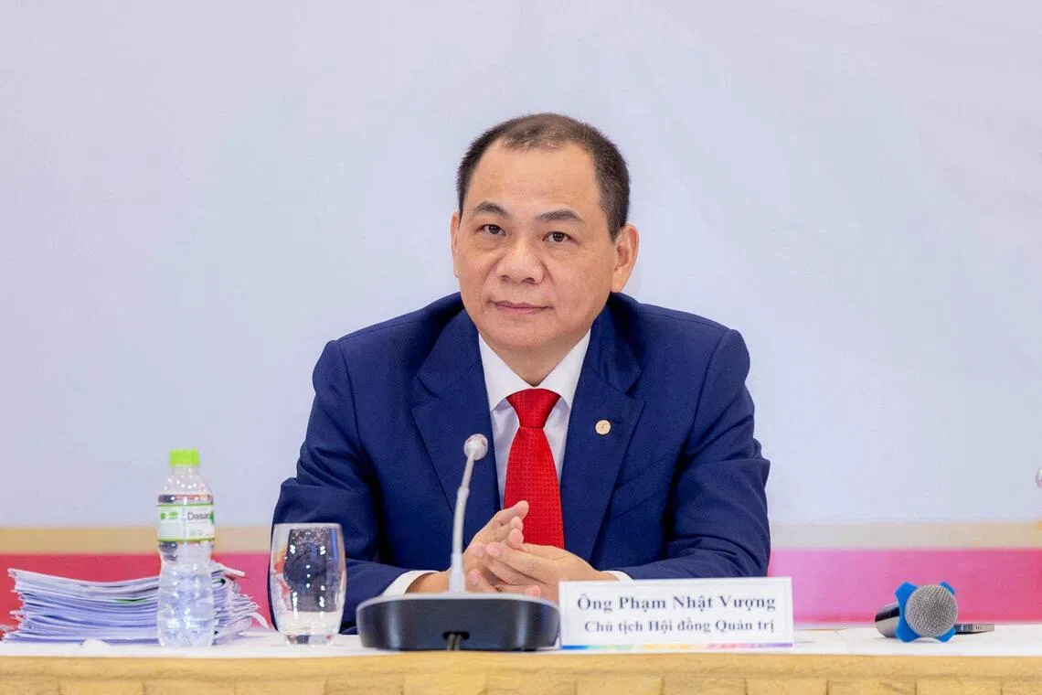 图为温纳集团背后的越南富豪范日旺。（路透社）