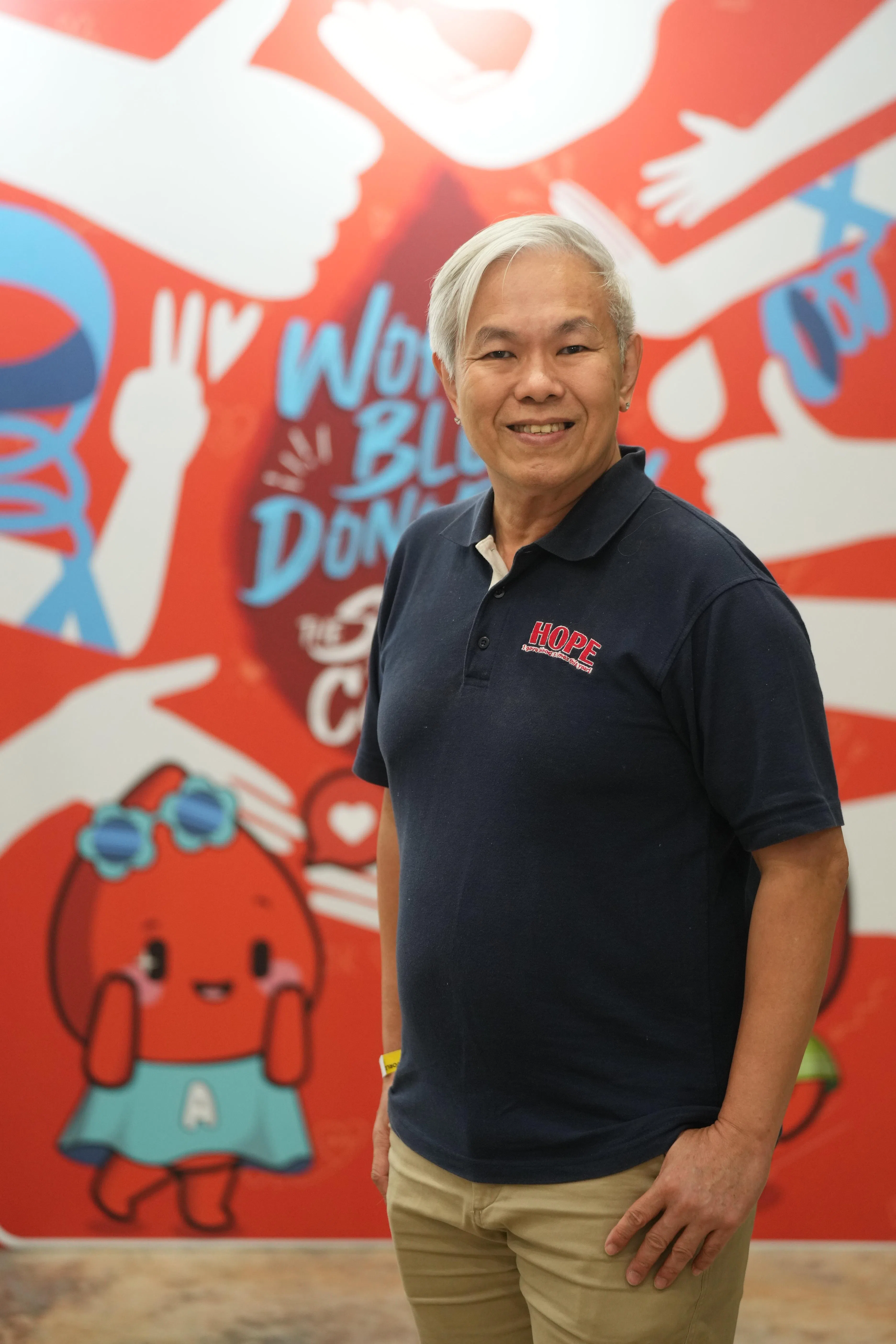 唐若瀚共献血157次，想到自己的血液或许能够挽救他人生命，便成为他坚持献血的最大动力。（谢智扬摄）