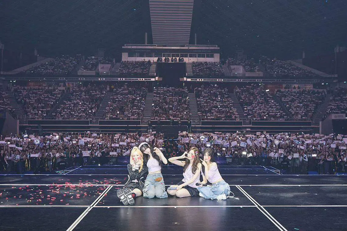 aespa的演唱会吸引约8500名歌迷捧场。（取自aespa IG）