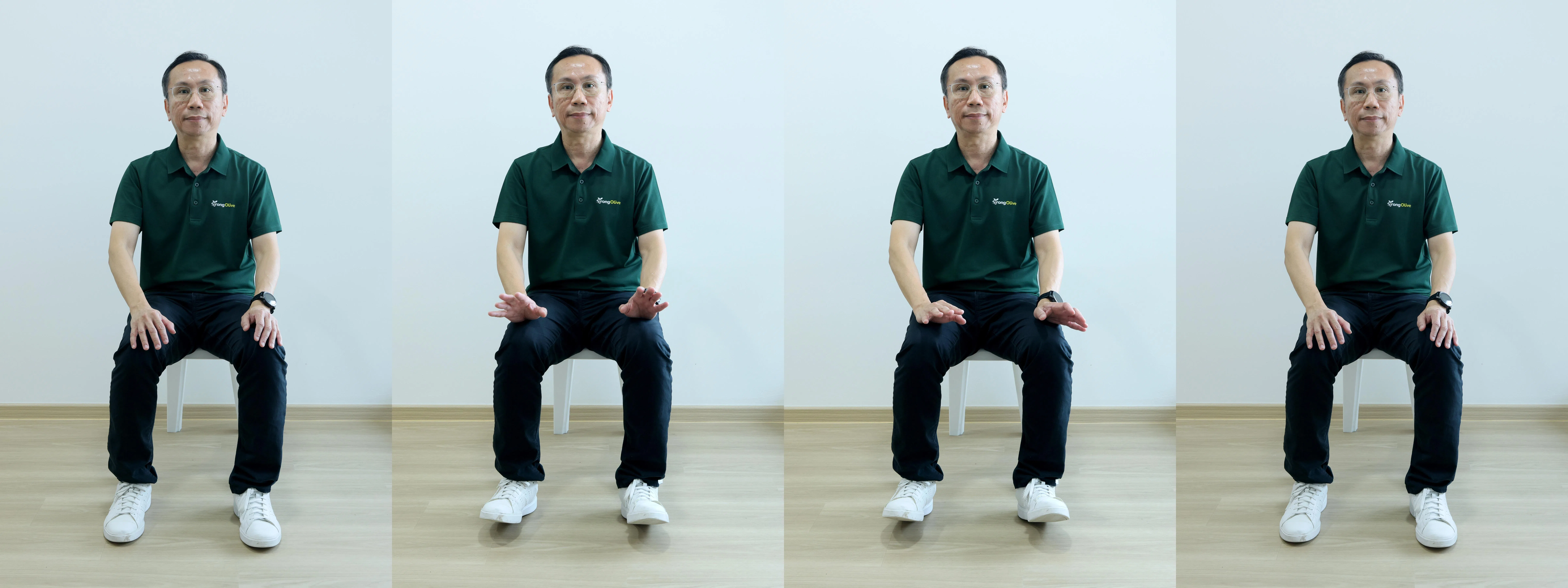 跟随节拍转动手腕，脚踝同步轻踩如踏板。（龙国雄摄）（龙国雄摄）