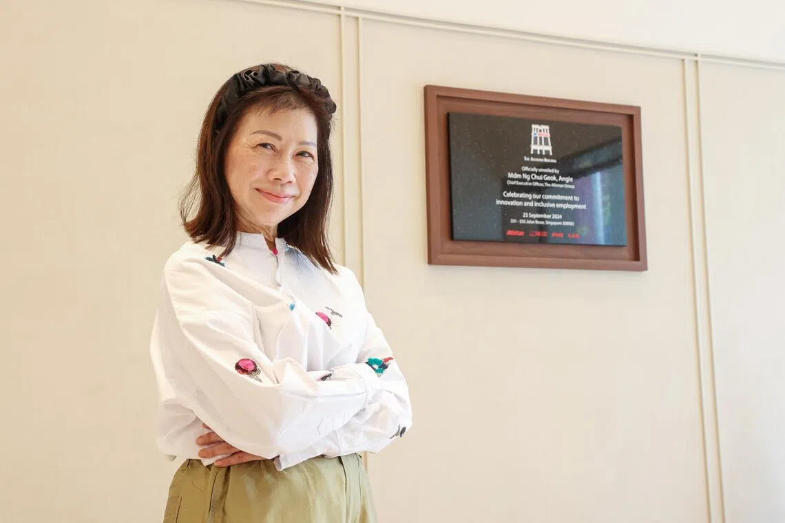 Allinton总裁黄翠玉：对于获奖我们深感荣幸。这份荣誉属于过去40年来与我们携手走过这段旅程的每一位员工和团队成员。（游甯稀摄）