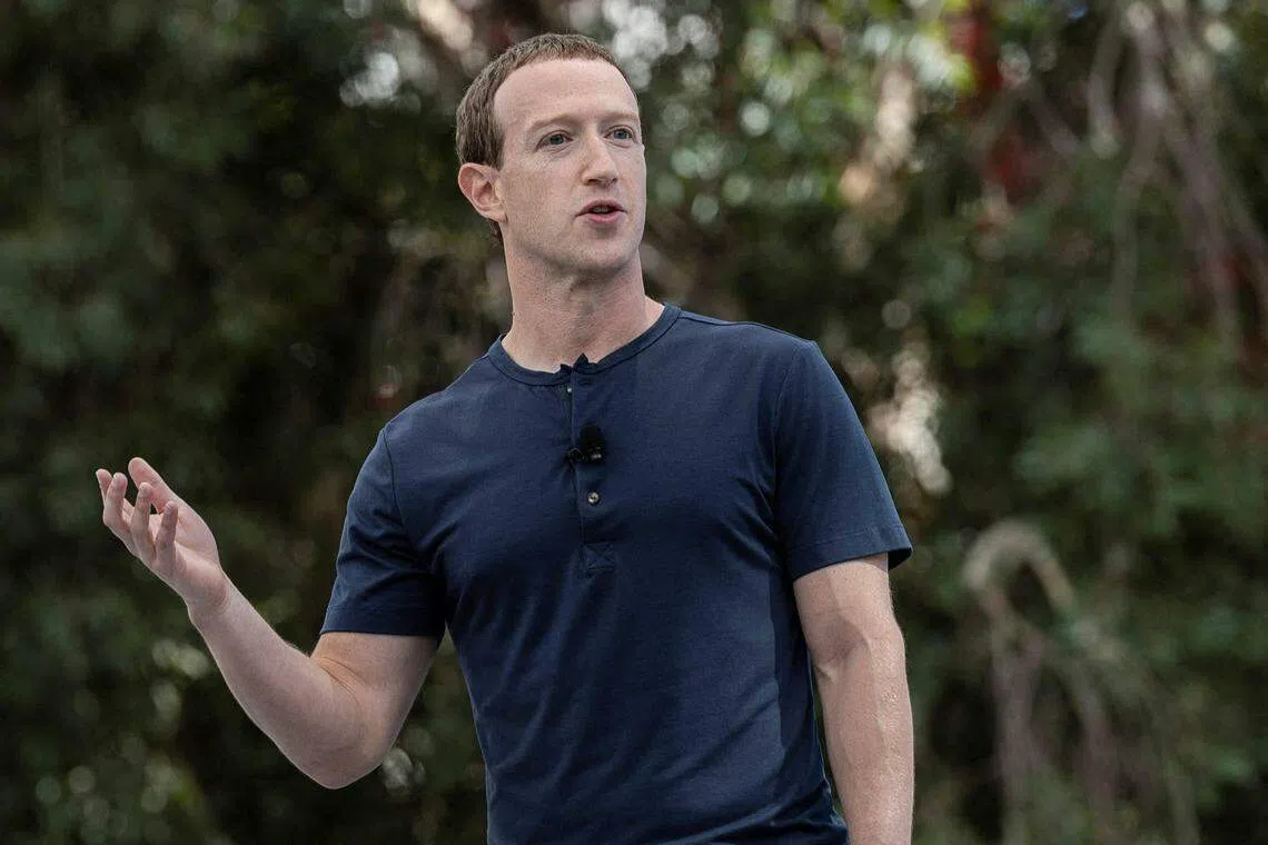 首席执行官扎克伯格说，集团旗下的人工智能继续进步，绝对有助于提振广告业务。Meta Platforms这方面业务的增长速度，超过了竞争对手谷歌。（路透社）