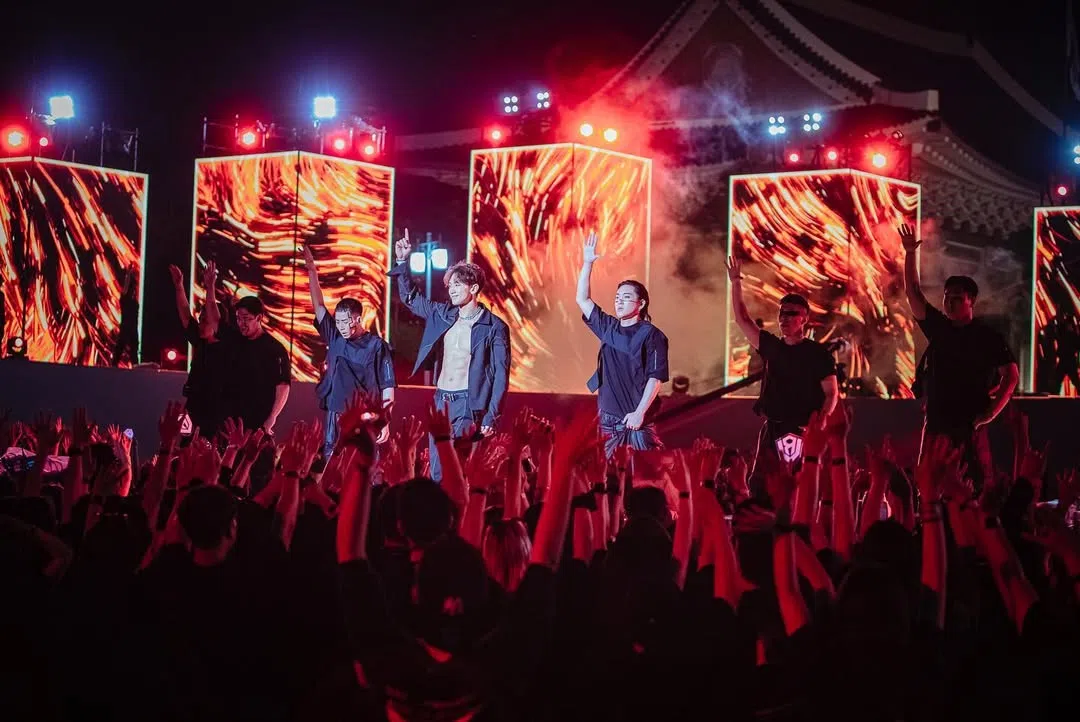 Rain曾在韩国总统府办特别演唱会。（取自Rain IG）
