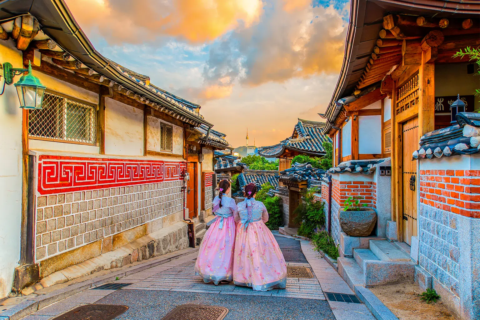 首尔的街头，是传统回响与流行节奏的完美交织。（Getty Images）
