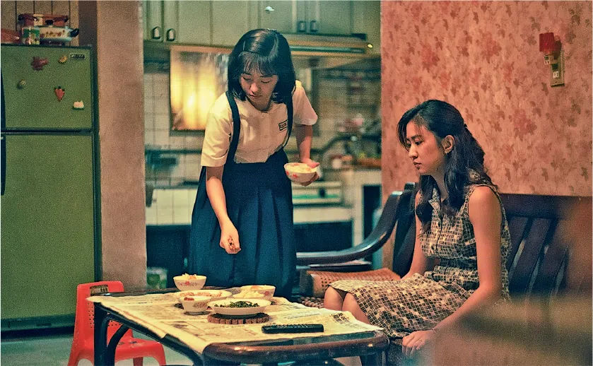 9m88（右）和白小樱片中饰演母女。（互联网）