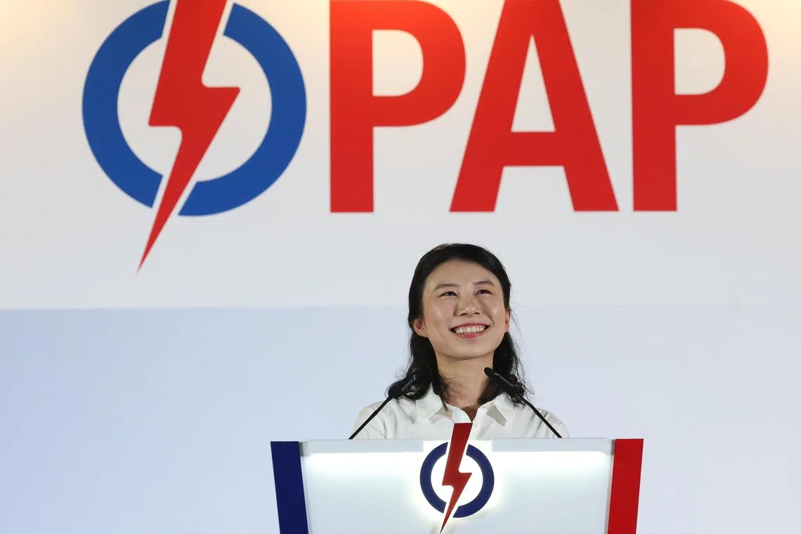 吕思憓说：“社区需要的是真正的努力、真正的成果和真正的关怀，而不是华而不实的口号或者空洞的承诺。”（邝启聪摄）
