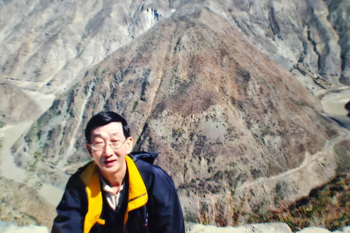邹文学在云南的旅游光影。（档案照）
