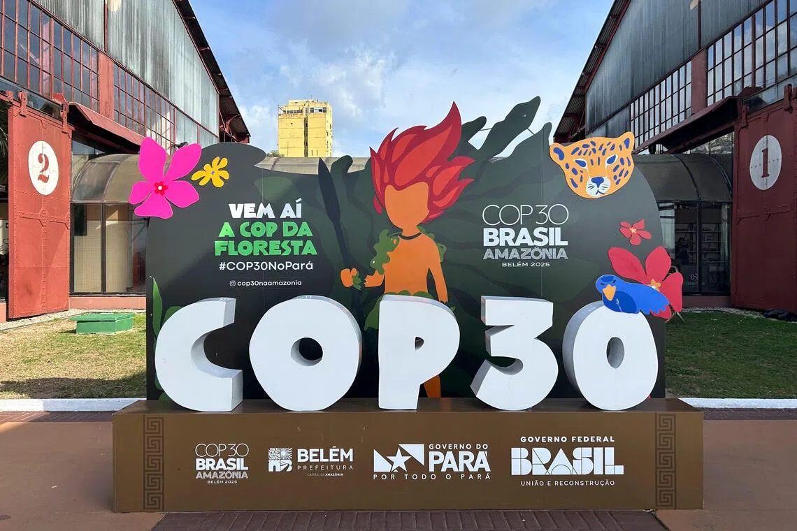 第30届联合国气候大会（COP30）将于11月10日至21日在巴西贝伦举行，这是气候大会首次在亚马逊雨林城市举行，这也让森林保护成为焦点。（法新社）