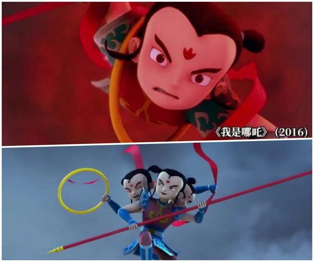 《我是哪吒》里小哪吒蜕变成少年。（互联网）