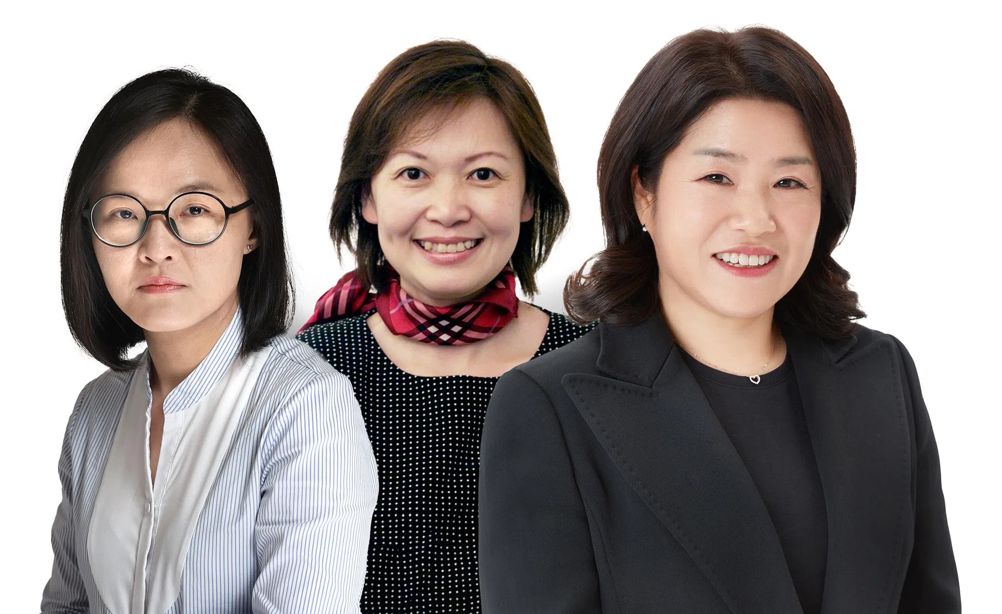 《联合早报》派驻马来西亚吉隆坡、日本东京和韩国首尔的萧郡瑜（左起）、符祝慧与姜贵瑛将在下来推出的新特派员专栏中，分享在地观察。