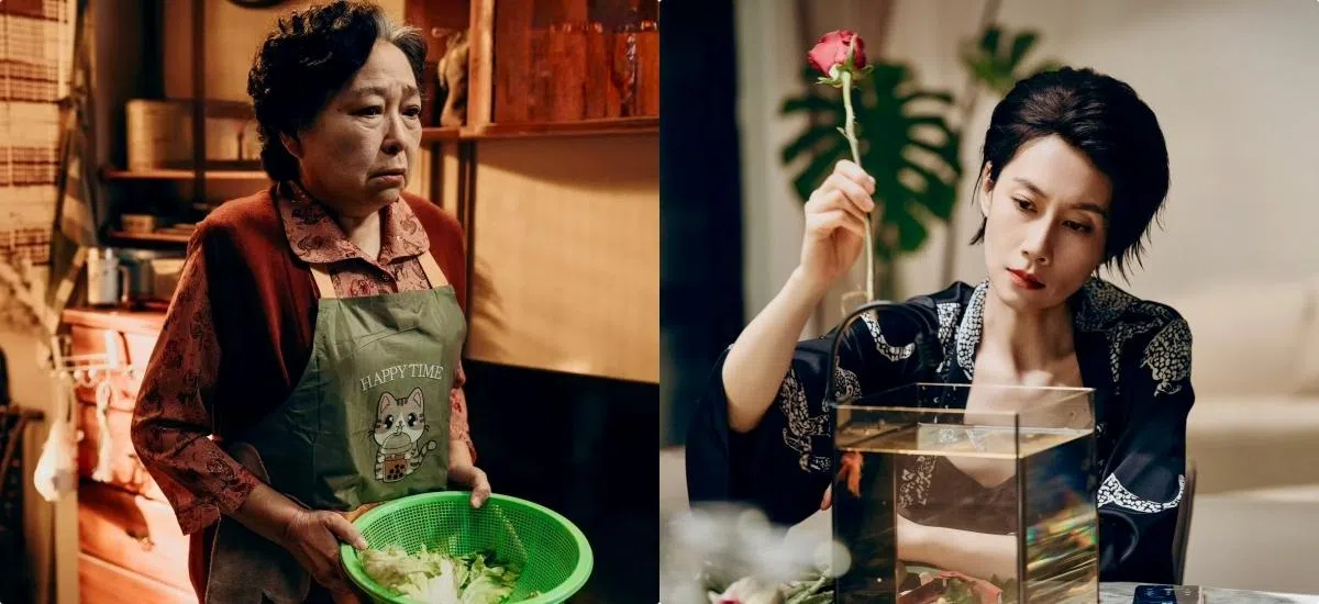 剧中有几个不同的母亲角色，方芳（左图）饰演的孙兰英十分接地气，温峥嵘饰演的李槿则贪婪又算计。（取自剧集微博）