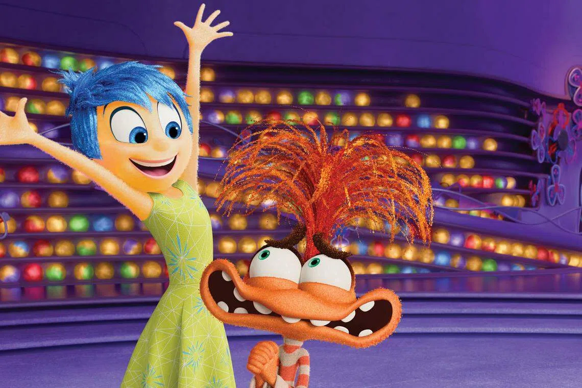 迪士尼和皮克斯不久前推出的《头脑特工队2》（Inside Out 2），在6月14日至16日的首映周末期间，在美国市场收到1亿5420万美元的票房。（迪士尼）