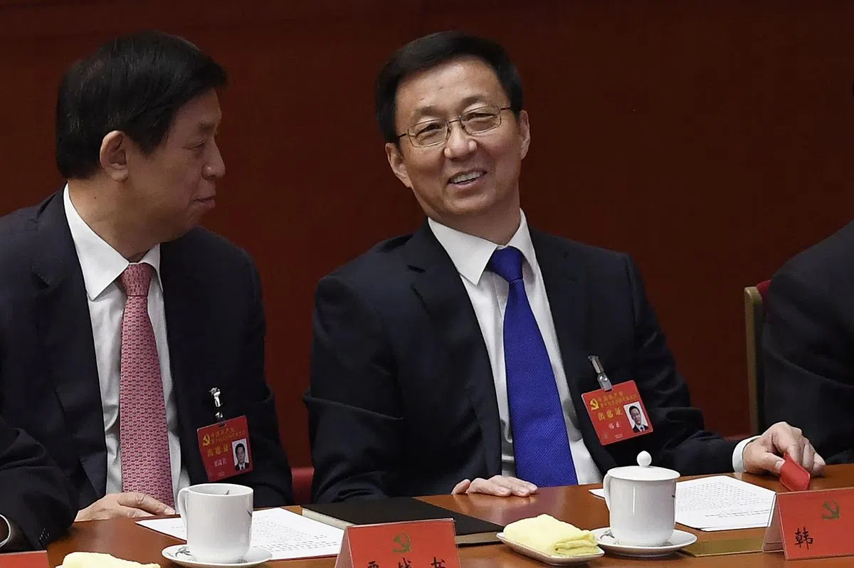现任常务副总理韩正。（法新社)