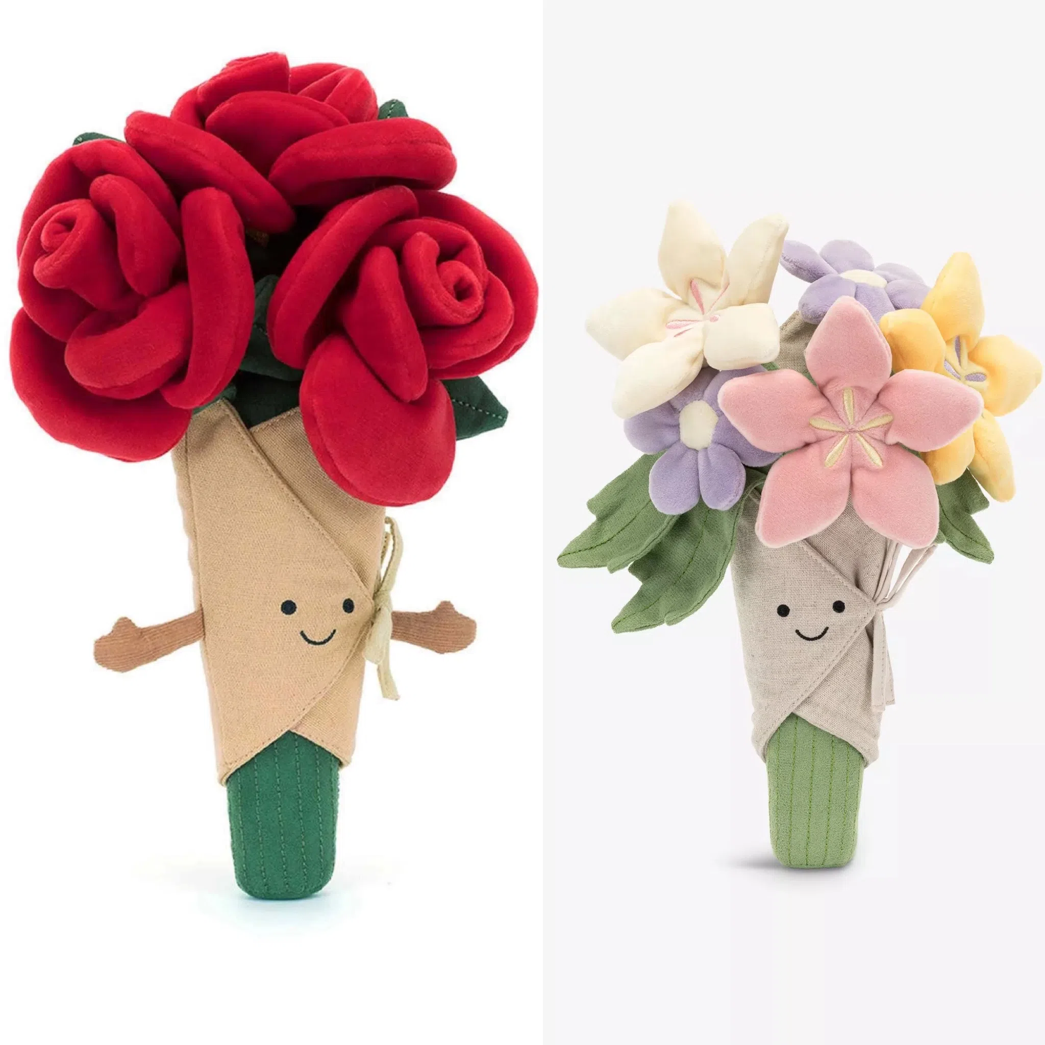 Jellycat的花束娃娃大受欢迎，官方管道已售罄。（品牌提供）