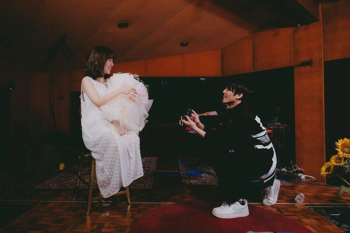 魏妙如和黄昺翔交往一年多决定结婚。（天赋音乐提供）
