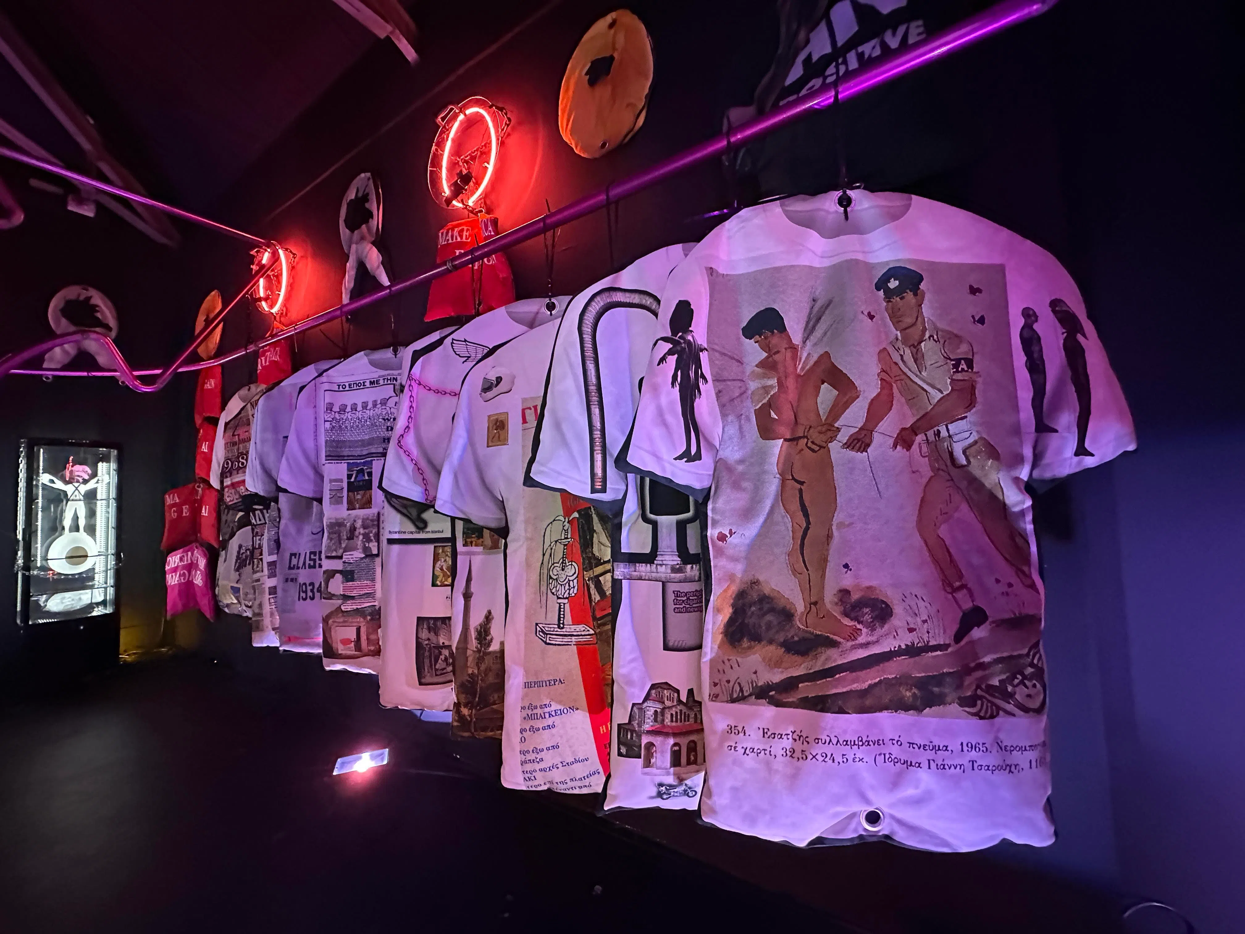 威尼斯双年展希腊馆局部。（黄向京摄）