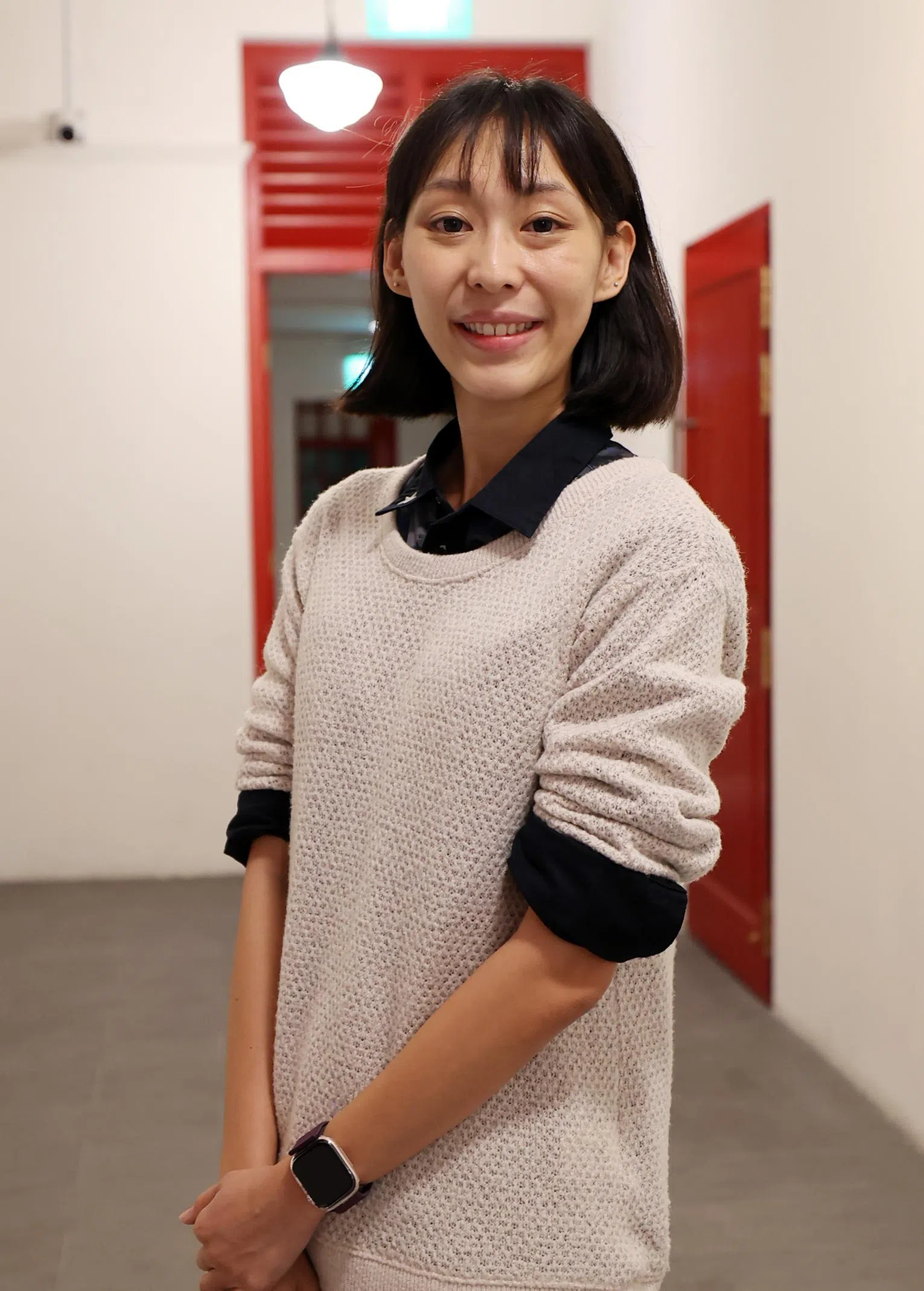 杨琬贻说南音最打动她的，是合奏中的“同呼吸”的默契感。（萧紫薇摄）