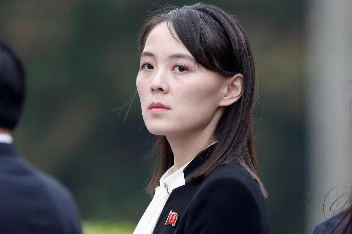 金与正是朝鲜领导人金正恩的胞妹。（路透社）