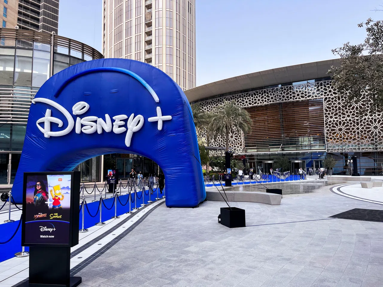 在今年第二季里，Disney+新增180万个订户，总订户量现在是接近1亿2800万。（路透社）