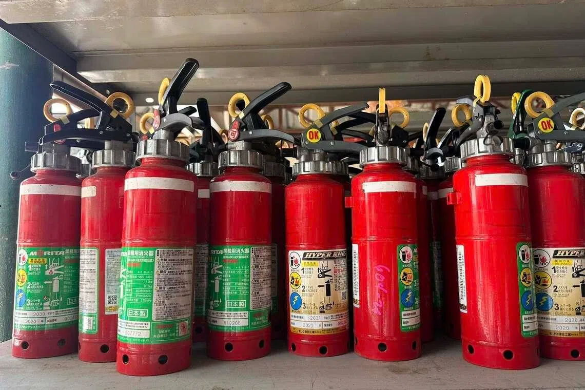 有多少私家车配备了灭火器？（取自脸书）