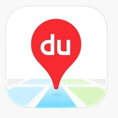 百度地图应用程序。（互联网）