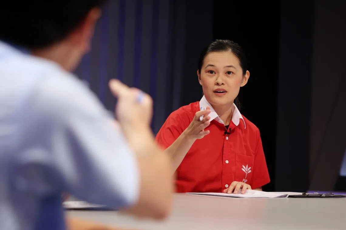 新加坡前进党先驱区候选人陈芬妮（海峡时报）