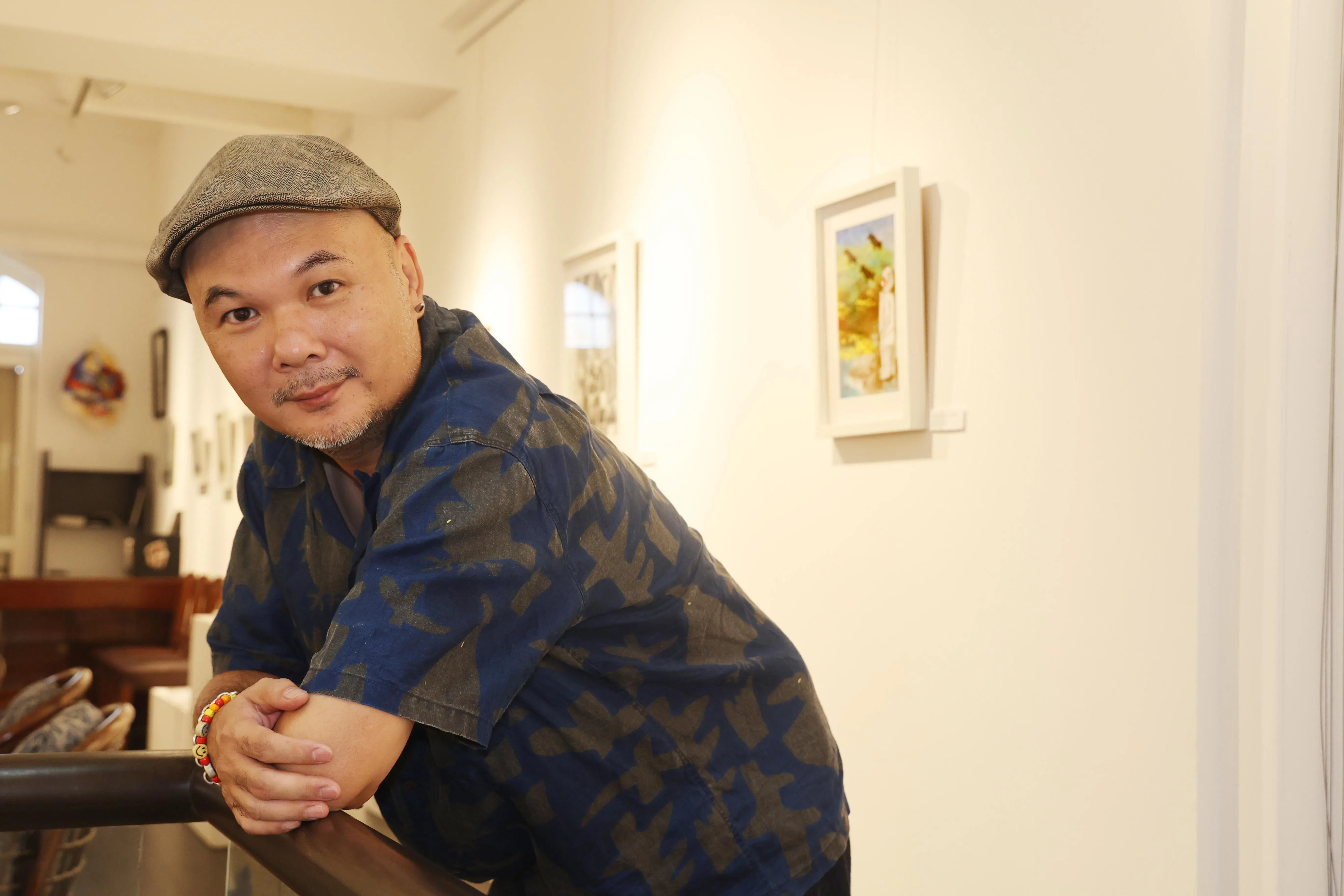 潘家定在Muse House举办最新个展。（邬福梁摄）