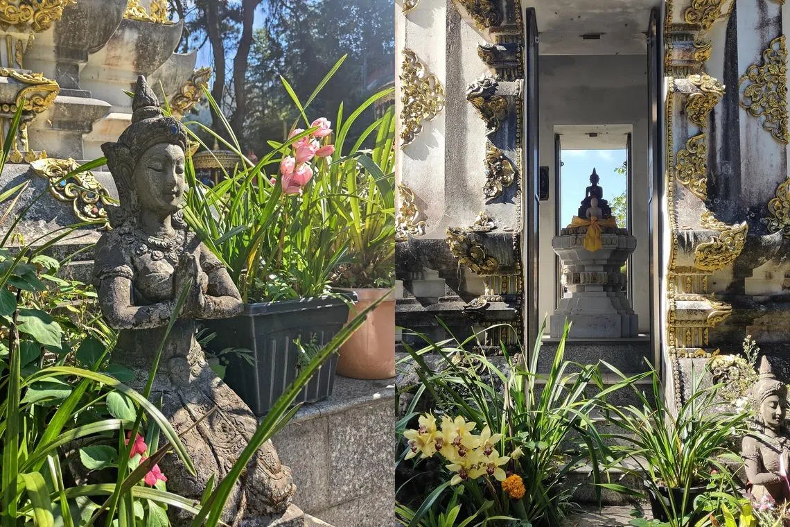 这是村里唯一的寺庙，建于1930年。（陈默汎摄）