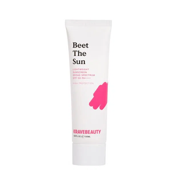 Krave Beauty Beet The Sun SPF40+++防晒霜（Krave Beauty提供）